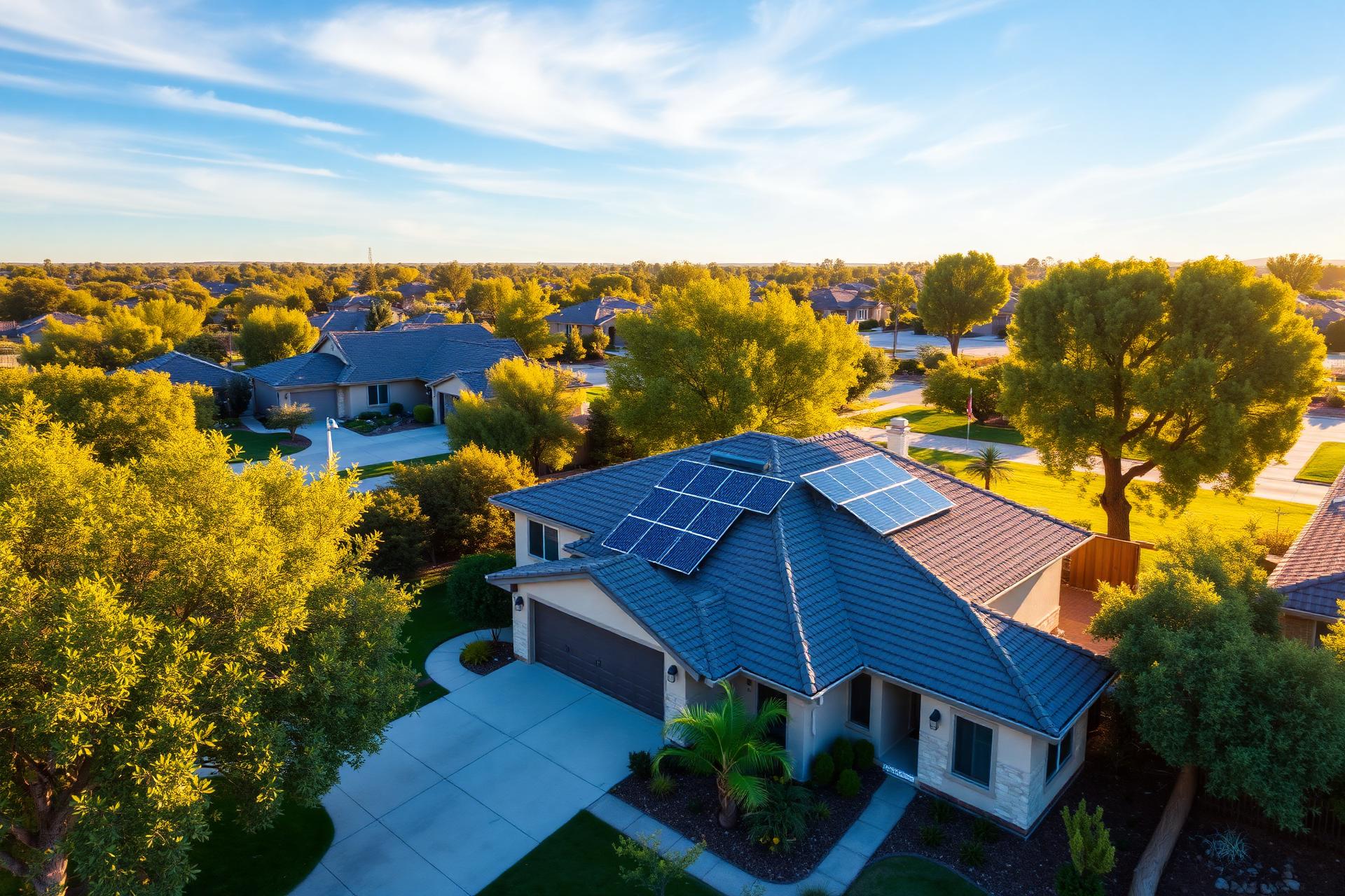 Sacramento home with solar